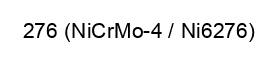 276_NiCrMo-4 Ni6276 276 NiCrMo-4 Ni6276