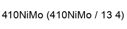 410NiMo 13 4 410NiMo 13 4