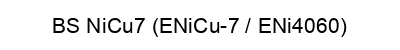 BS NiCu7 (ENiCu-7 / ENi4060)