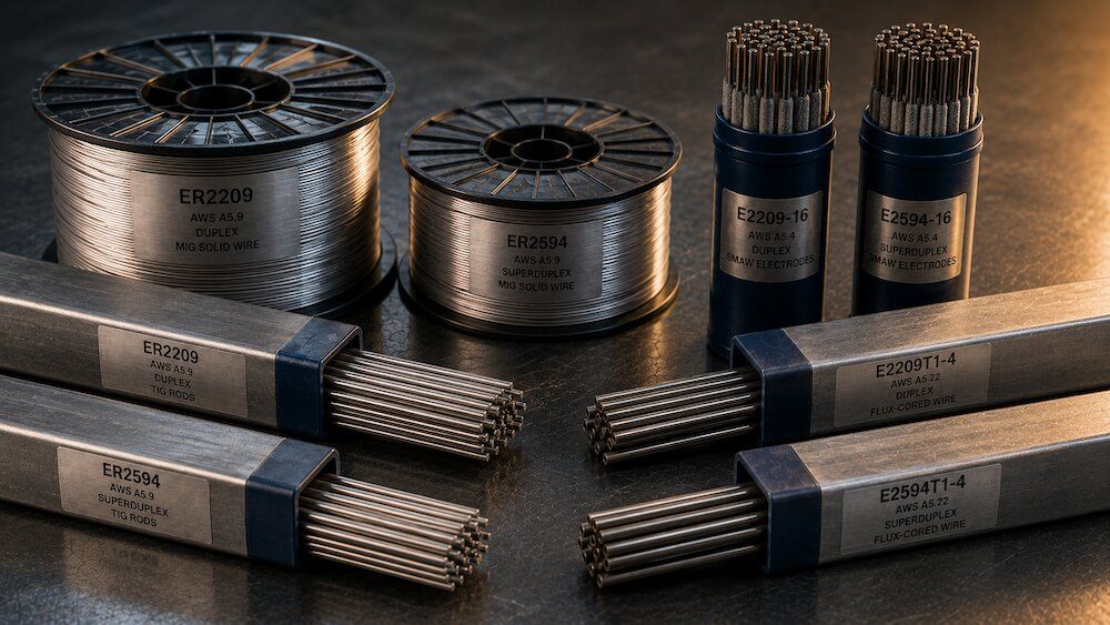 como-elegir-acero-duplex-superduplex-soldadura Selección de consumibles para soldadura de aceros inoxidables duplex y superduplex: hilos MIG, varillas TIG, electrodos SMAW y tubulares FCAW